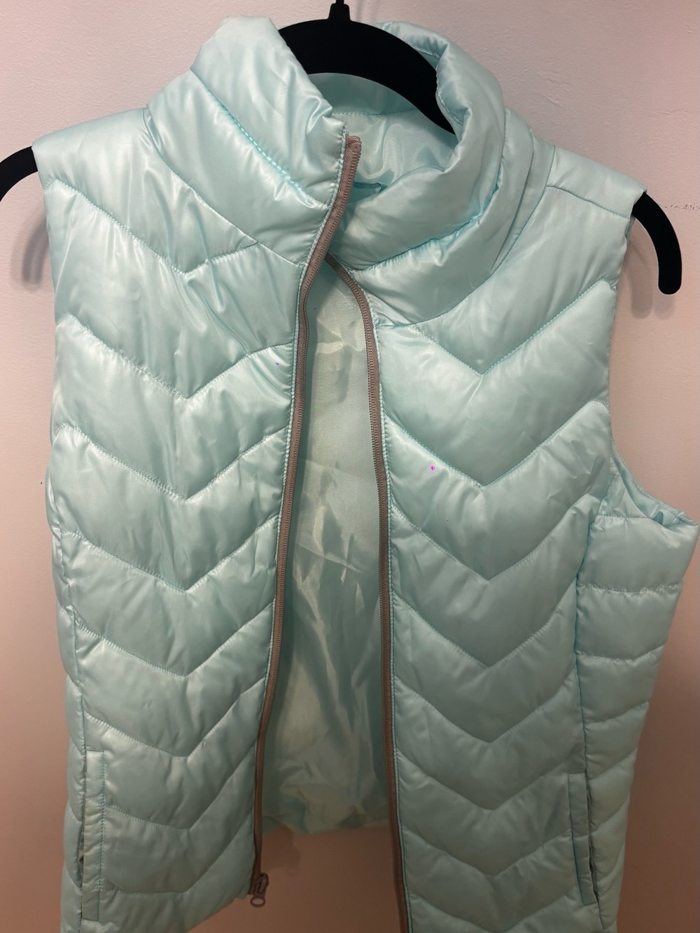 SO Light Blue Quilted Puffer Vest